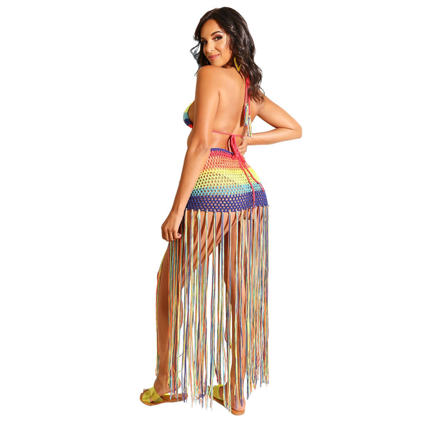 Rainbow Beach Dress Set