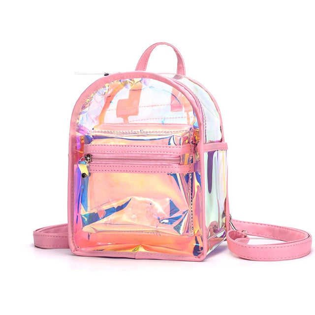 Halo Holographic Transparent Backpack