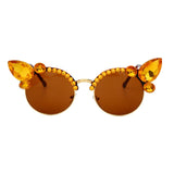 Jeweled Cat Eye Sunglasses