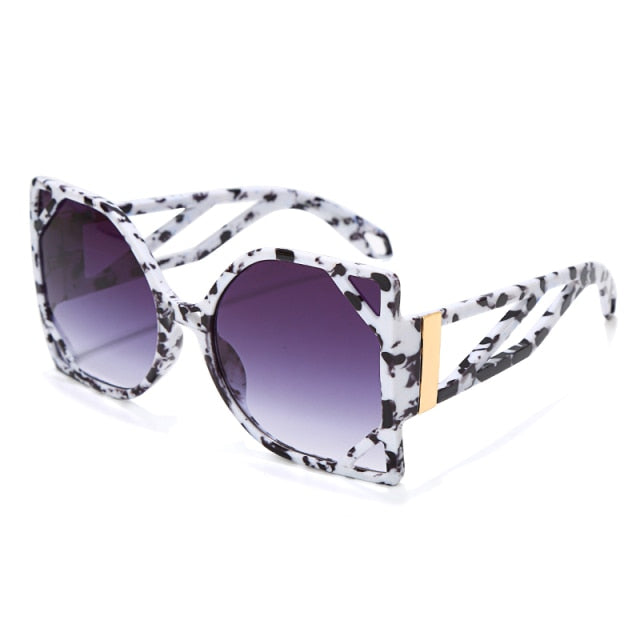 Ramona Vintage Styled Square Sunglasses