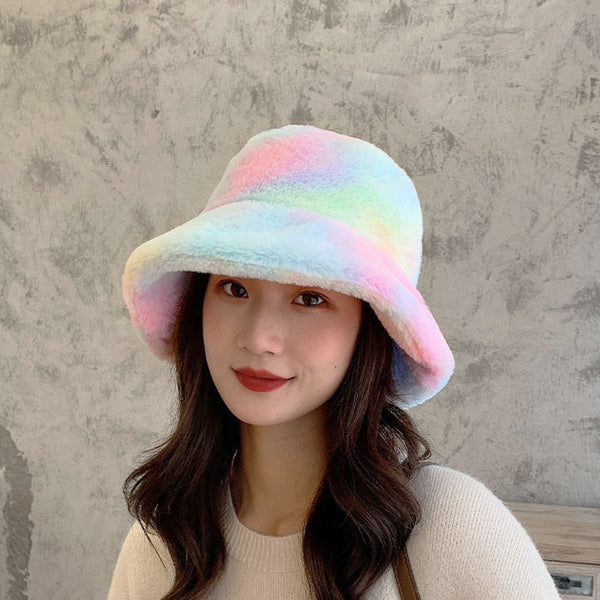 Shaya Rainbow Tie-Dye Bucket Hat