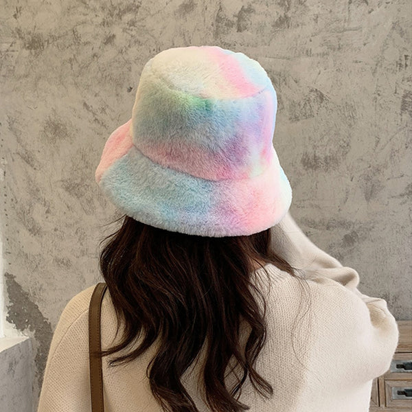 Shaya Rainbow Tie-Dye Bucket Hat