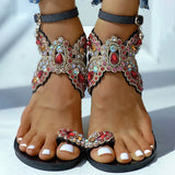 Butterfly Jeweled Sandals