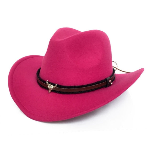 Raven Wool Cowboy Hat