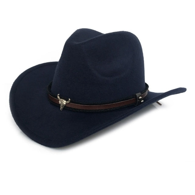 Raven Wool Cowboy Hat
