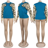 Leah Animal Print Knitted Sweater